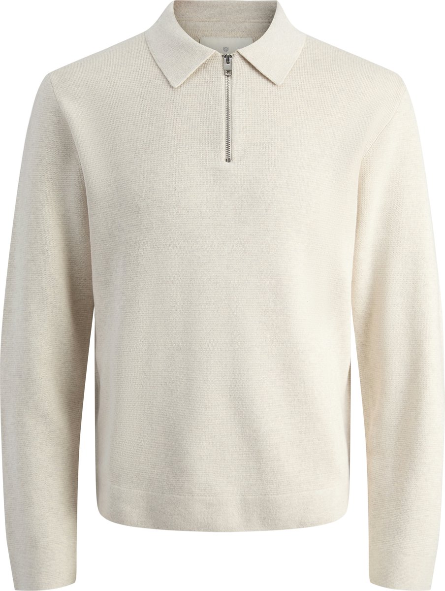 JACK&JONES - JPRBLAMILANO STITCH KNIT ZIP POLO SN - Heren - Polo's