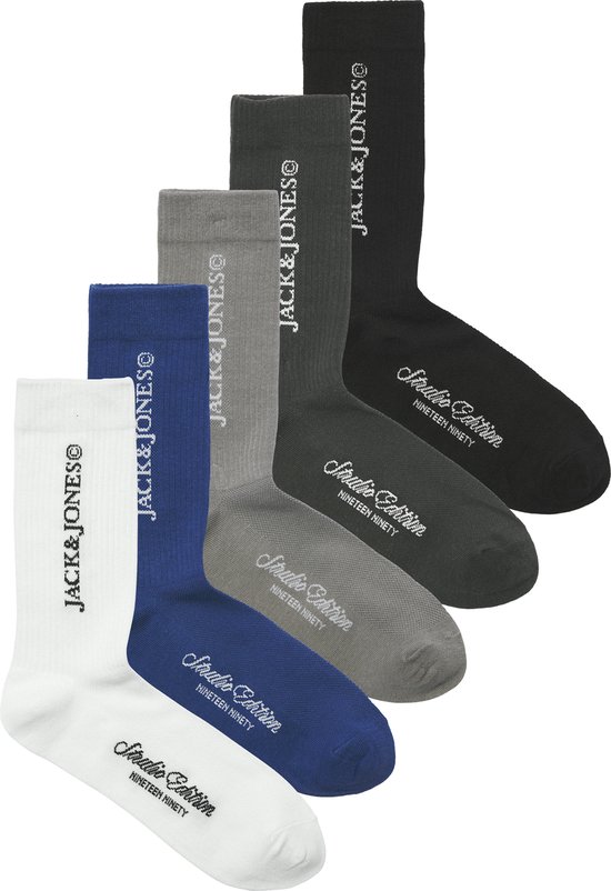 JACK&JONES - JACJAY TENNIS SOCKS LOT DE 5 JNR - Garçons - Chaussettes