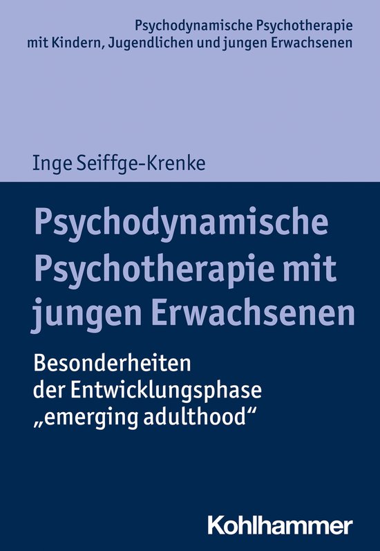 Psychodynamische Psychotherapie mit jungen Erwachsenen - cover