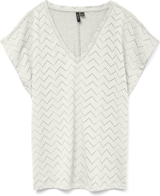VERO MODA - VMTHAS SS V-NECK TOP JRS GA VO - Dames - Blouses