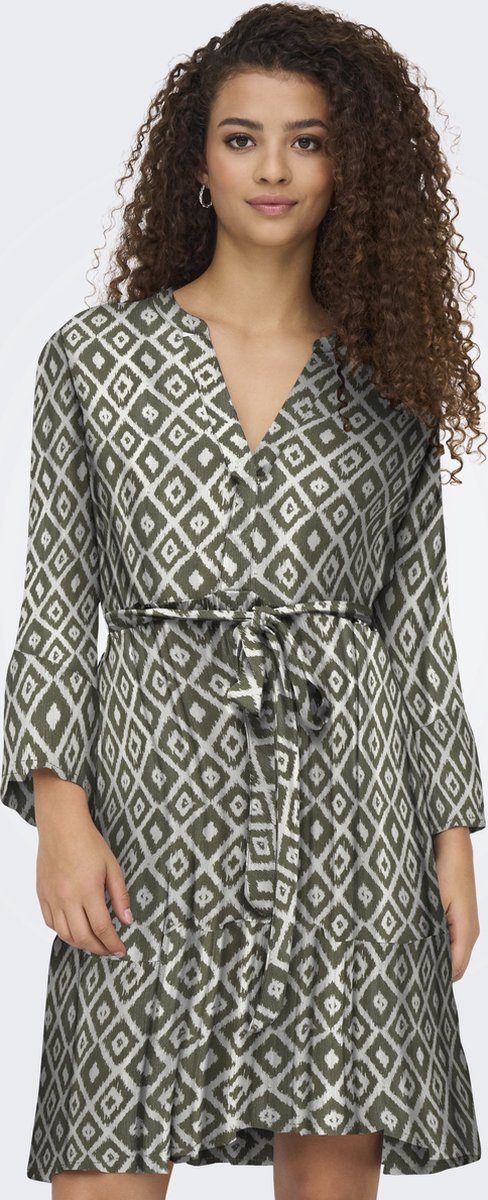 ONLY - ONLCLEMMENTINE LIFE 3/4 DRESS WVN NOOS - Dames - Mini jurken