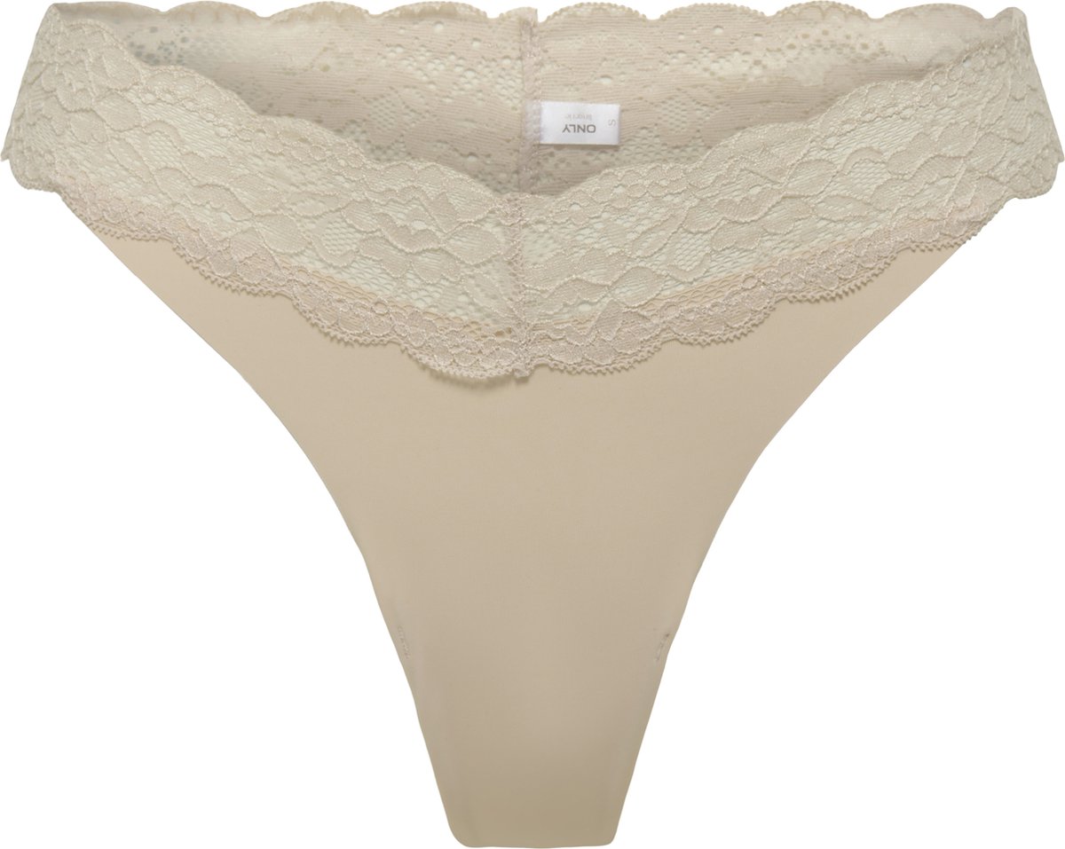 ONLY - ONLCHLOE LACE S.S THONG 3-PACK ACC NOOS Dames Onderbroek