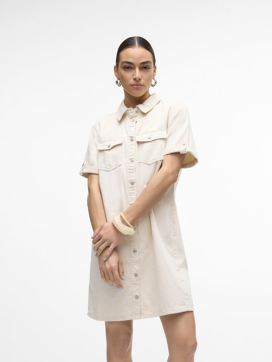 VERO MODA - VMJENNIE SS SHORT DENIM DRESS GA NOOS - Dames - Mini jurken