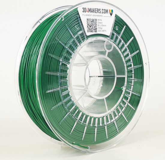 3D4Makers - PETG Filament - 2.85mm - 750 gram - Green