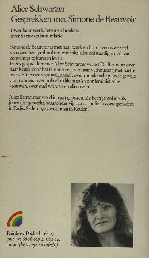 Gesprekken met simone de beauvoir