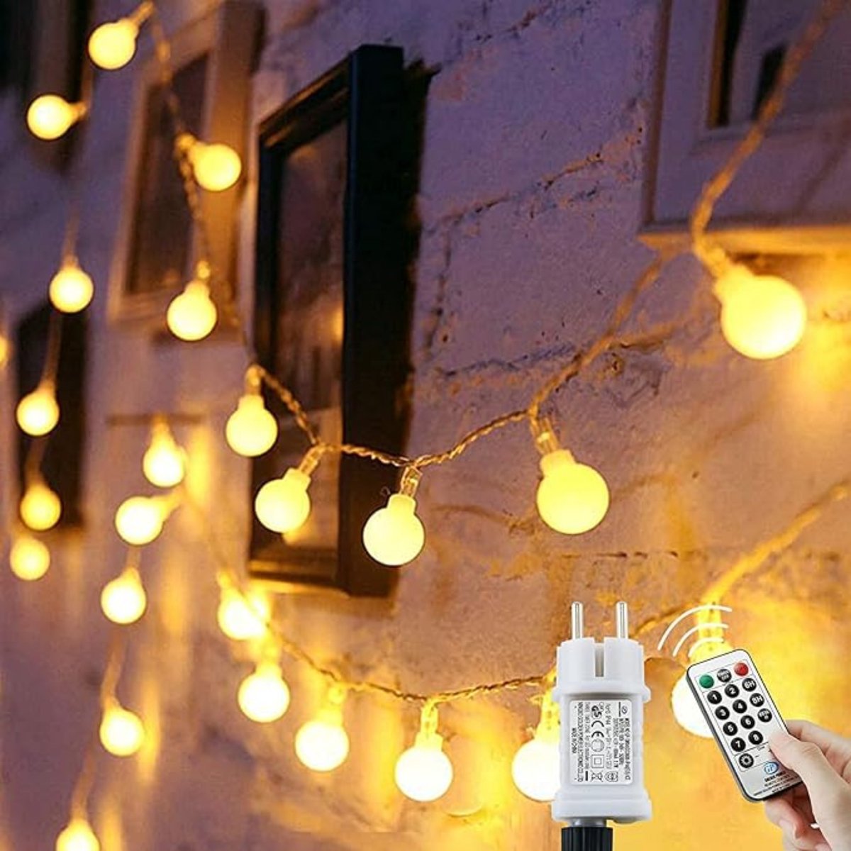 FLOOQ Kerstverlichting buiten oranje