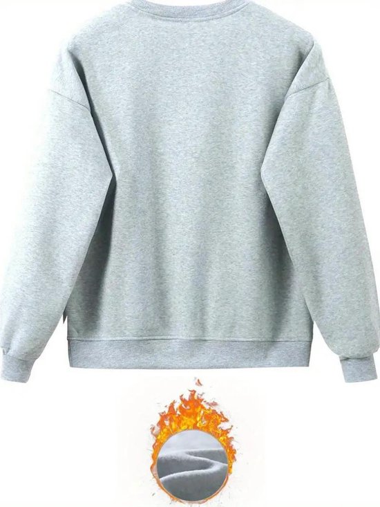 Livano Joggingpak - Huispak - Volwassenen - Trainingspak - Comfortabel - Joggingsbroek - Tracksuit - Dames - Winter - Grijs - M