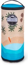 Packing cube Clean & Dirty Valley - Sokken & Ondergoed Organizer - Waszak - Verschuifbaar middenstuk - Water en vuilafstotend - Sterke ritsen