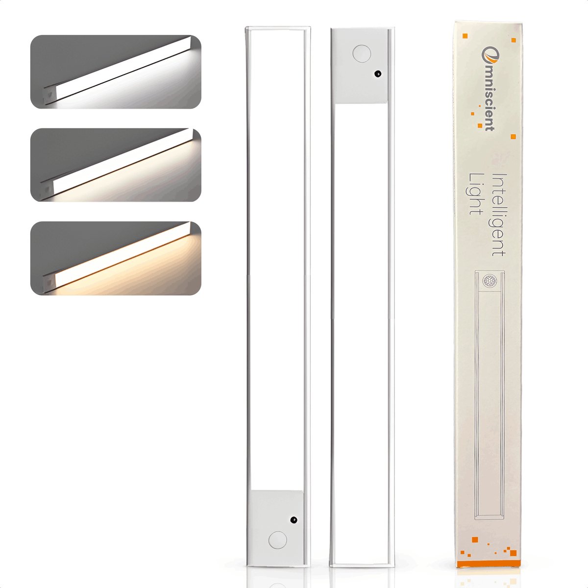 Omniscient® Led Lamp met Bewegingssensor - Kastverlichting - Keukenverlichting Onderbouw Led- Nachtlampje - Meerdere Kleurtemperaturen - Dimbaar - 30 cm - Nachtlampje met Sensor - Binnen - USB-C Oplaadbaar - Trapverlichting - Magnetisch - Kastlamp — cadeau in Wonen & Interieur - foto 6