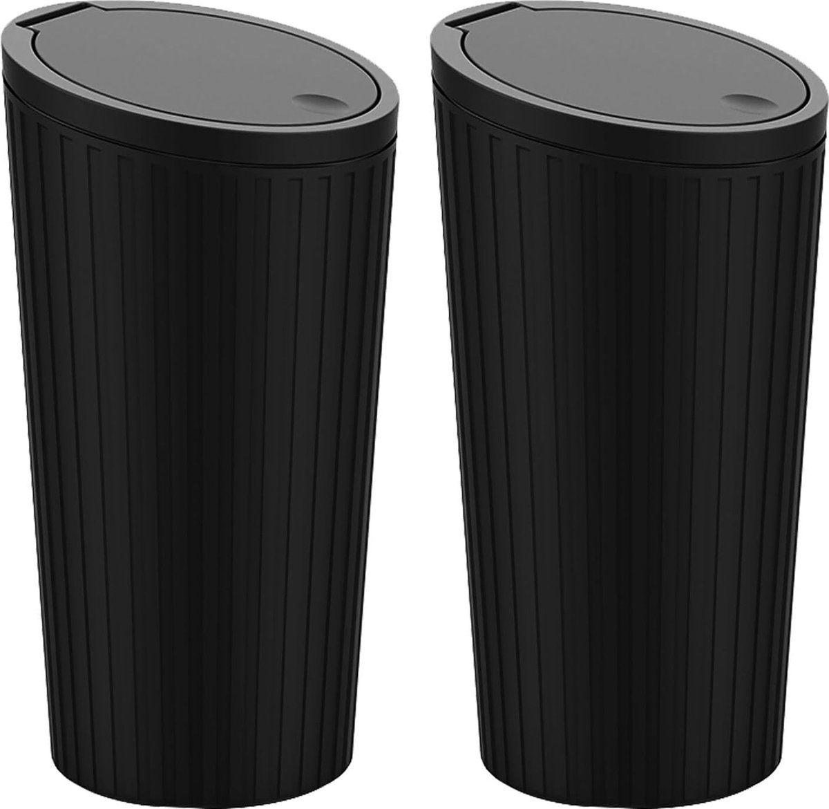 Goedkoopste 2 stuks auto vuilnisemmers met pop-top-deksel, afdichting mini-afvalemmer, auto-accessoires, voor bekerhouders in de console, auto, kantoor, thuis