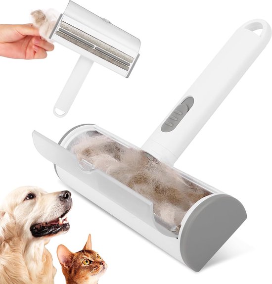 Furminator Dierenhaarverwijderaar - Herbruikbare Pluisborstel Verwijdert Losse Honden  En Kattenharen Van Kleding Meubels En Stoffen