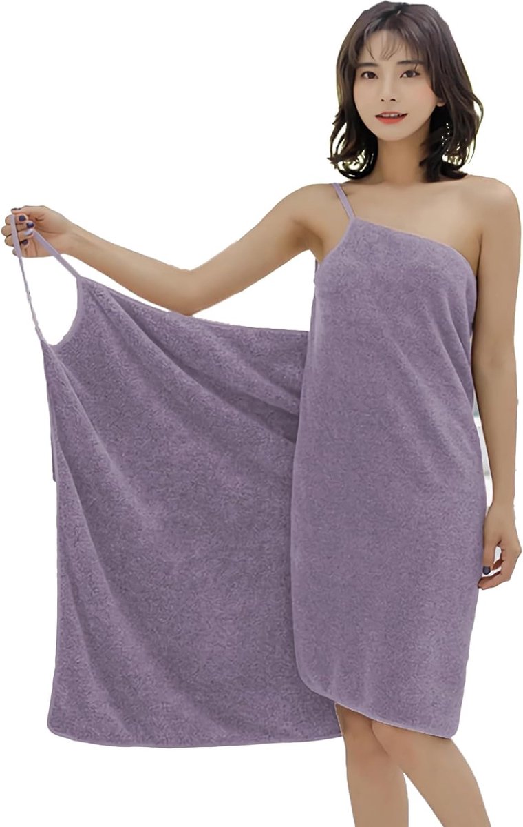 Saunakilt dames saunahanddoek zachte badjas sling badrok wrap draagbare badhanddoek vrouwen saunahanddoek microvezel badhanddoek voor douche zwembad spa badkamer