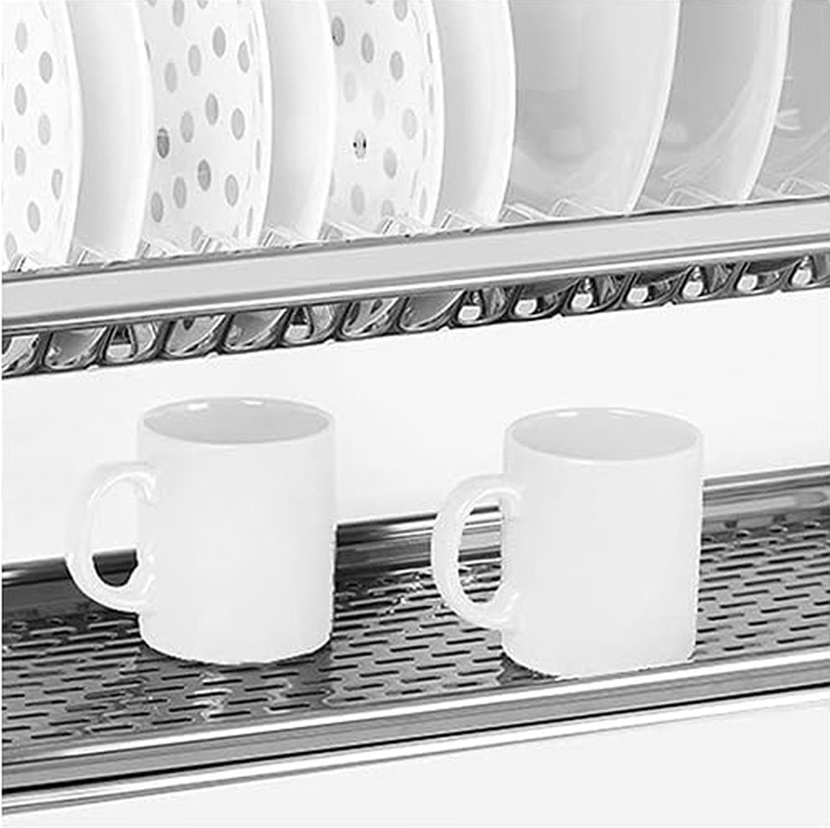 Goedkoopste Praktisch Afvoersysteem voor Keukenkastje van Roestvrij Staal met Verstelbare Compartimenten