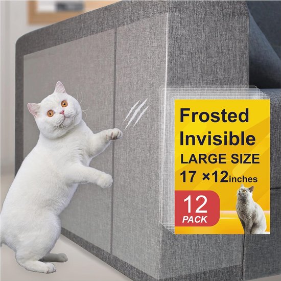 Krasfolie voor katten, zelfklevende krasbescherming voor zitbank, muur
