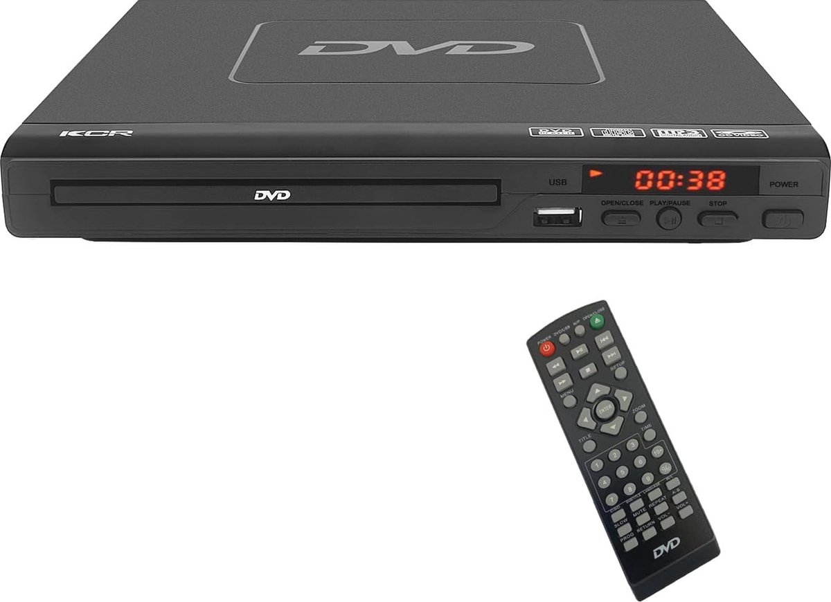 Multi Region DVD-speler voor TV met USB-poort en HDMI-uitgang