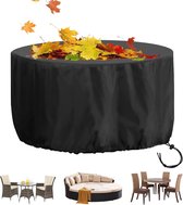 Housse De Protection Meuble Jardin 120x75 Cm - Tissu Oxford 420D Imperméable - Anti-UV Et Coupe-Vent