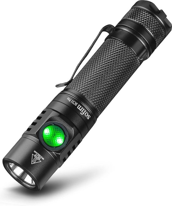Lampe Torche LED Tactique 200 Lumens - Etanche, Puissante Et Zoomable