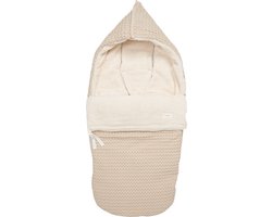 Koeka buggy voetenzak wafel/teddy Oslo sand/pebble One Size