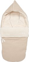 Koeka buggy voetenzak wafel/teddy Oslo sand/pebble One Size