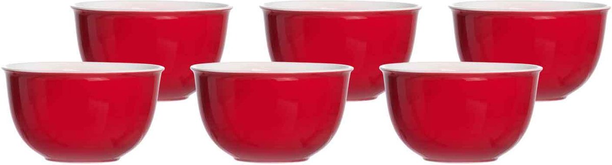 Müslischalen Doppio ø 14 cm Set van 6