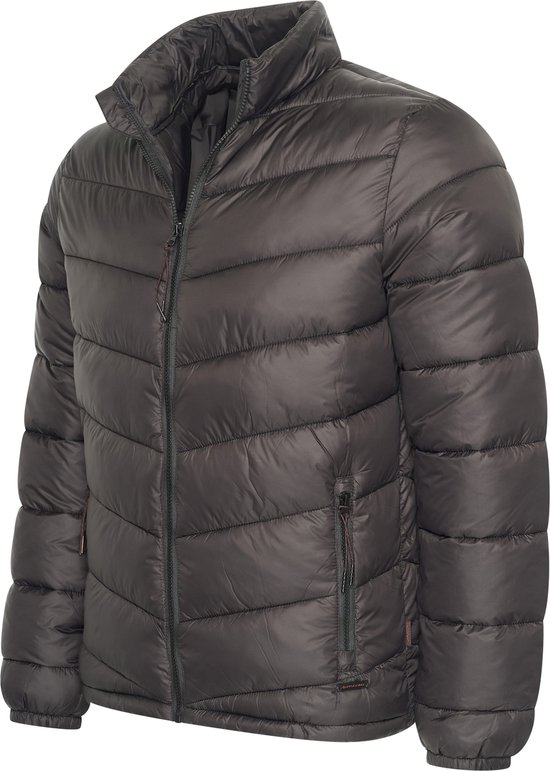 Cappuccino Italia - Heren Jas winter Puffer Jacket - Zwart - Maat XL