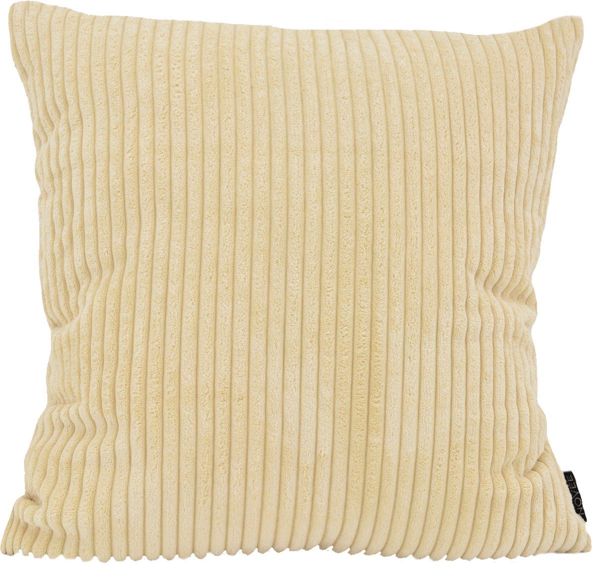 NOVÉE Corduroy Beige Kussenhoes | 45 x 45 cm | Ribstof / Polyester
