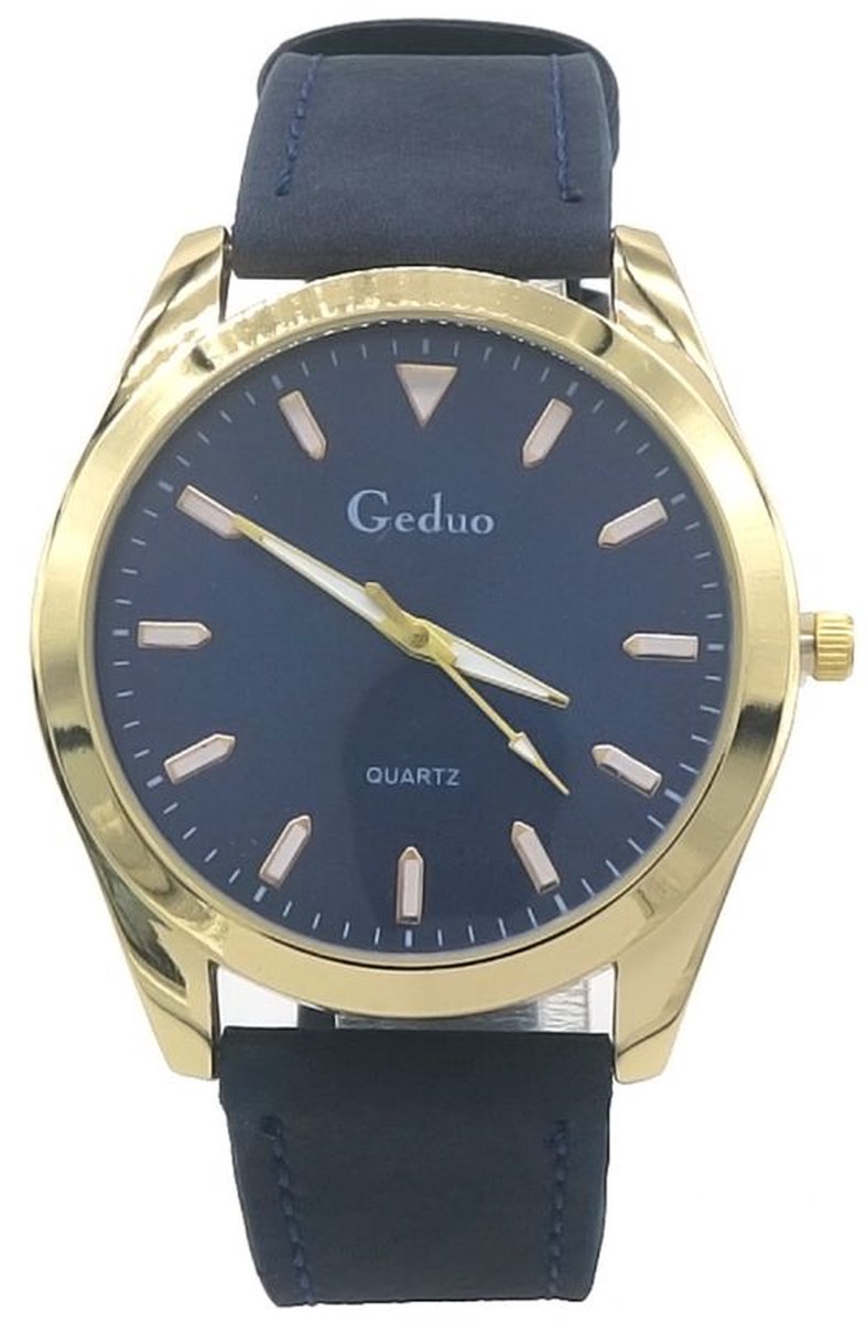 Horloge - pols - tijd - tijdsaanduiding - heren - sieraad - accessoire - 45mm - quartz - cadeau - geschenk - feest - feestdagen