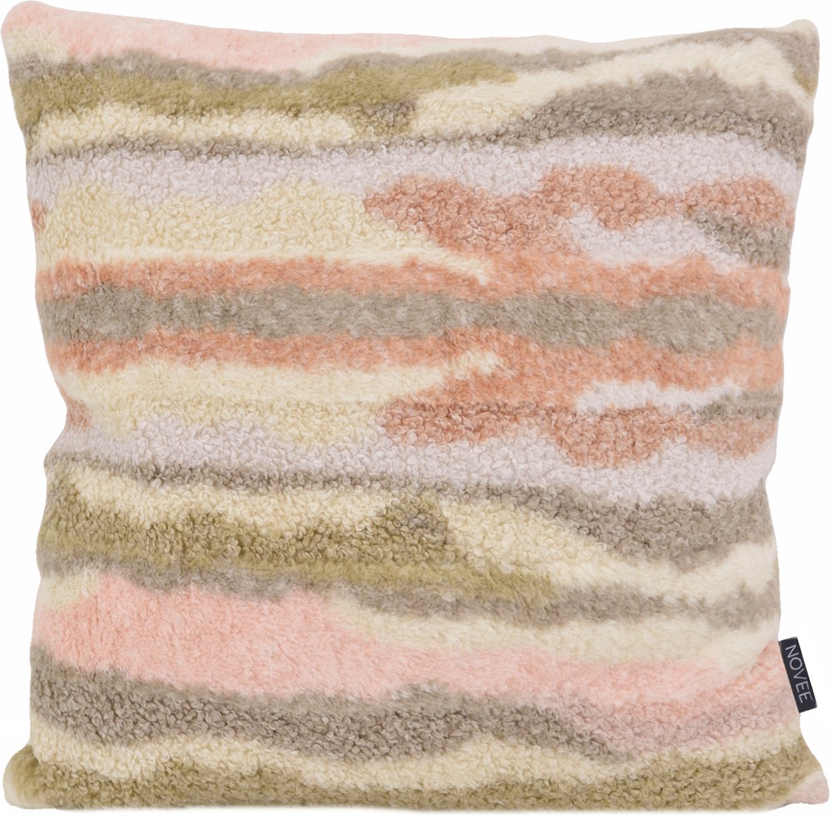 NOVÉE Sierkussen Mare Plush Roze | 45 x 45 cm | Polyester