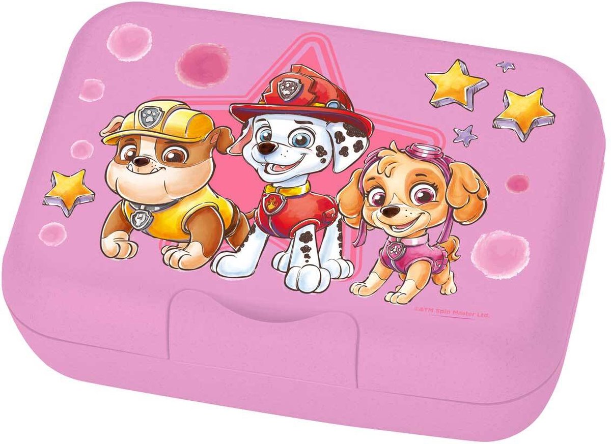 Bio Circulair Candy L Lunchbox - Paw Patrol Pink