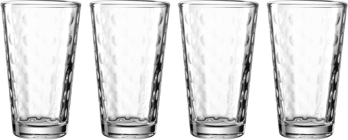 Trinkgläser Optic 540 ml Set van 4