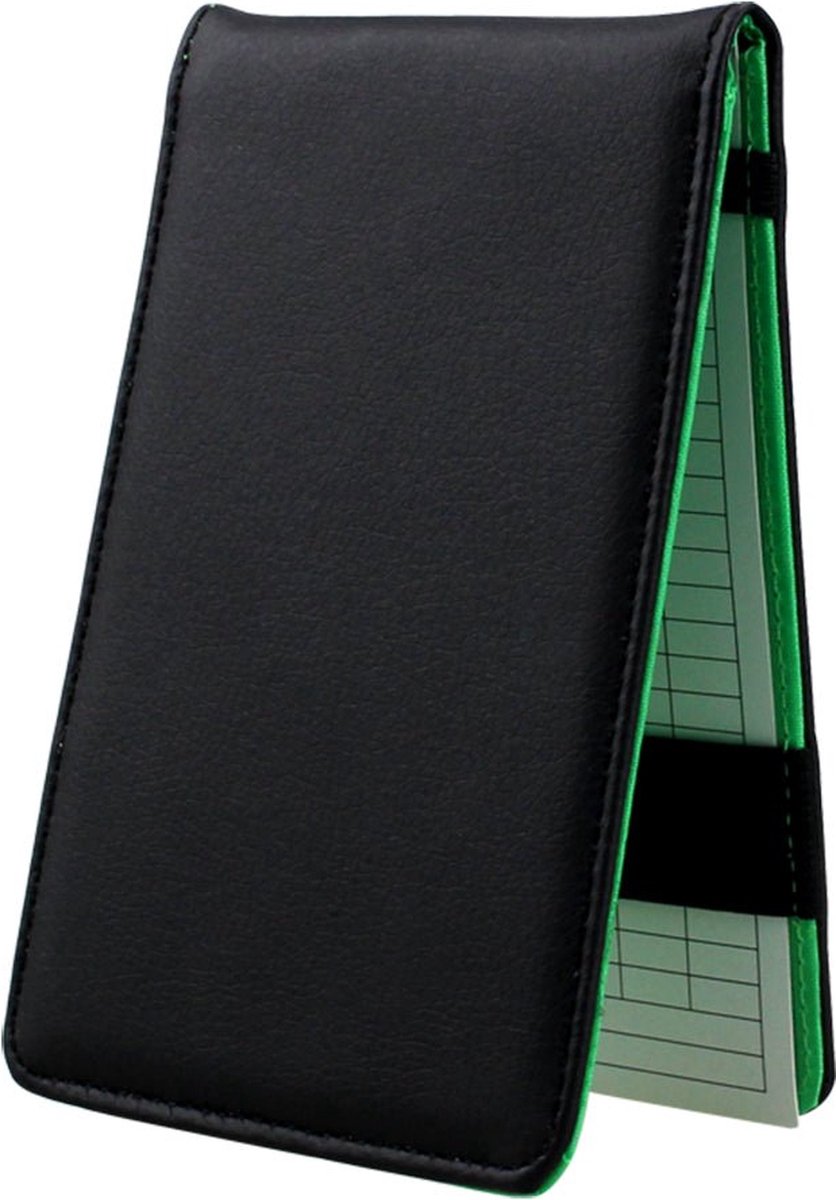 Scoreboekje - INCLUSIEF scorekaart & potlood - Stevige KWALITEIT - PU Leer - Golf Scoreboekje - Score kaart - Mapje - Boek - Golf accessoires - Cadeau
