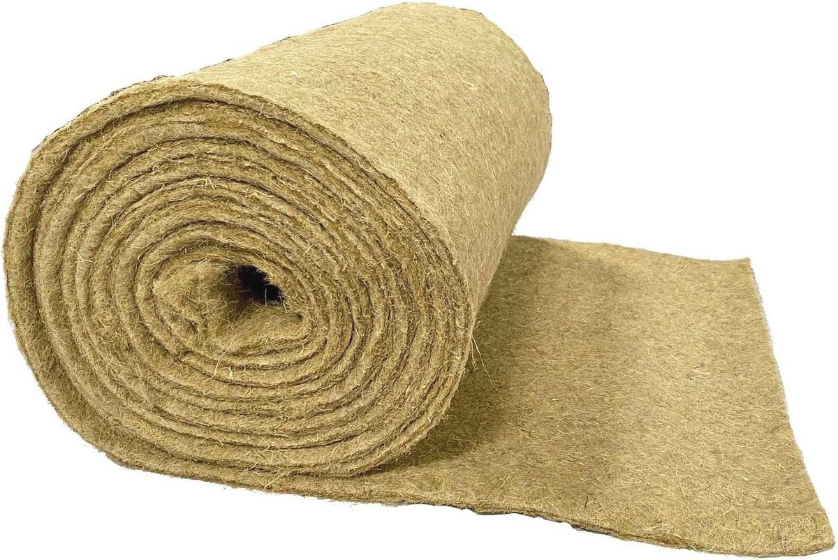 Natuurlijk Knaagdiertapijt van 100% Hennep – Geschikt voor Konijnen, Cavia’s, Hamsters en Ratten – Eco-vriendelijk en Composteerbaar