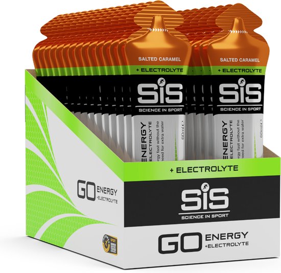 Science in Sport - SIS Go Energy + Electrolyte - Sportgel - Energie gel - Isotone Sportgel - Salted Caramel Smaak - 30 x 60ml van Science in Sport — afbeelding 2