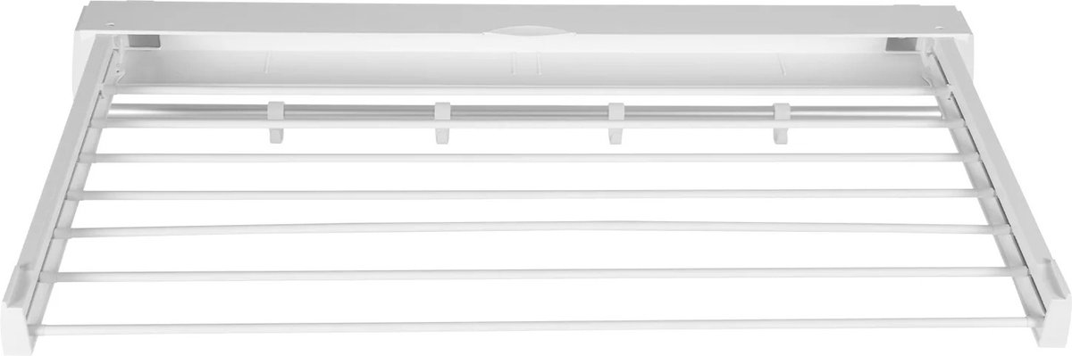 Goedkoopste Mygroot - Wasophoogte - Wanddroogrek - Wandmontage Droogrek - Inklapbaar Droogrek - Muurdroogrek - Wasrek hangend - 100cm - 6m Drooglengte - Wit
