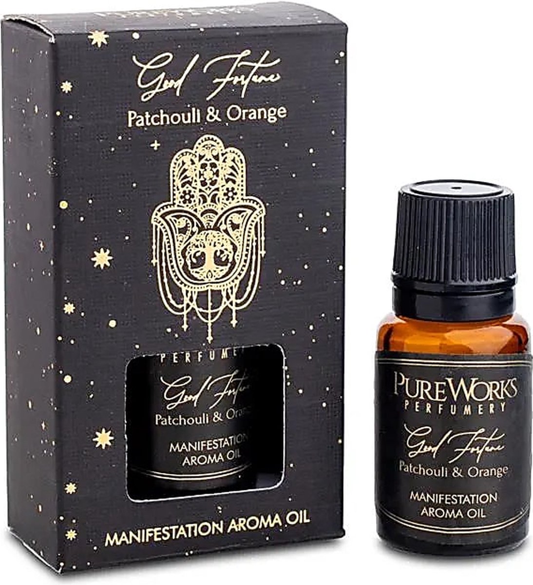 Goedkoopste Pure Works - Good Fortune - Geurolie - Manifestatie - Olie - Patchouli - Orange - 10ml - Song of India
