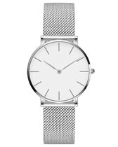 Tyme Ibiza Dames Horloge - 36mm Wit/Zilverkleurig- Horloges voor Vrouwen & Meisjes - Polshorloge - Uurwerk - met Cadeauverpakking