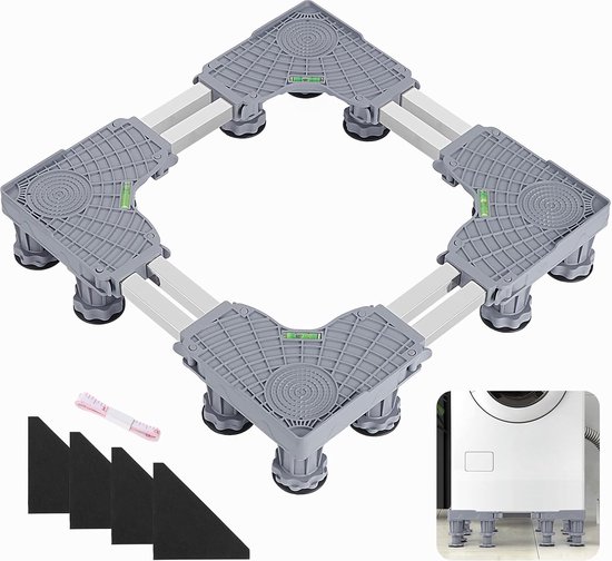 Onderkast wasmachine Onderkast 62,5x53,5x45 cm met uitschuifbaar Onderkast wasmachine Onderkast 62,5x53,5x45 cm met uitschuifbaar
