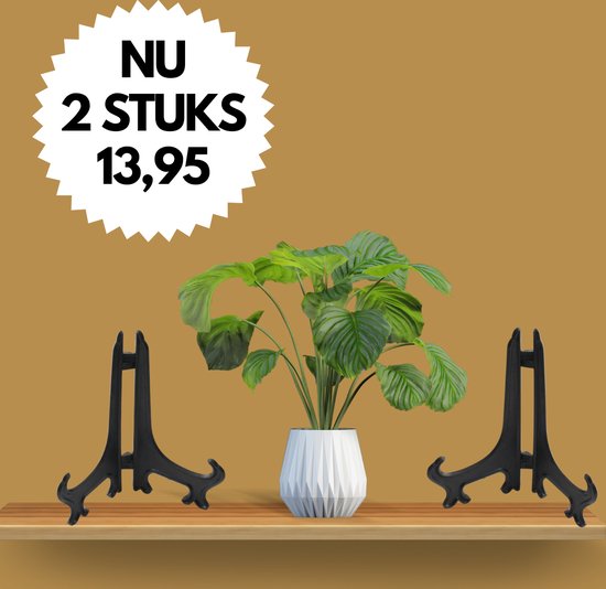 2x Tegelstandaard, Bordenstandaard, standaard voor tegeltjes, tegelhouder, spreukentegel standaard, bordenhouder, borden standaard, 2 stuks