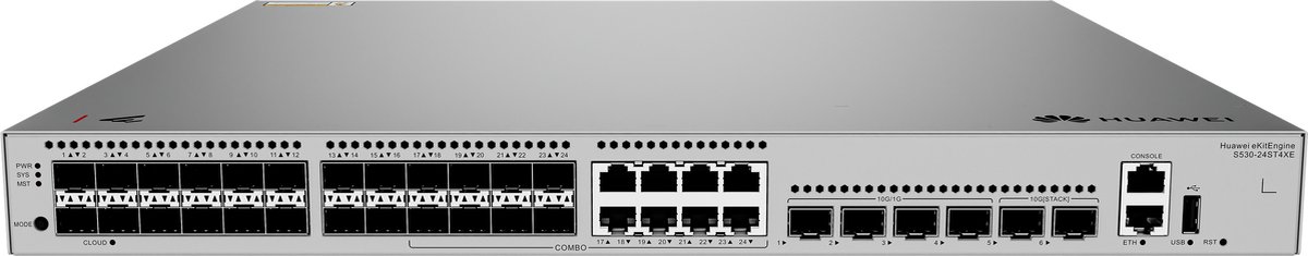HUAWEI eKit S530 Series S530-24ST4XE Managed L3 1U Grijs