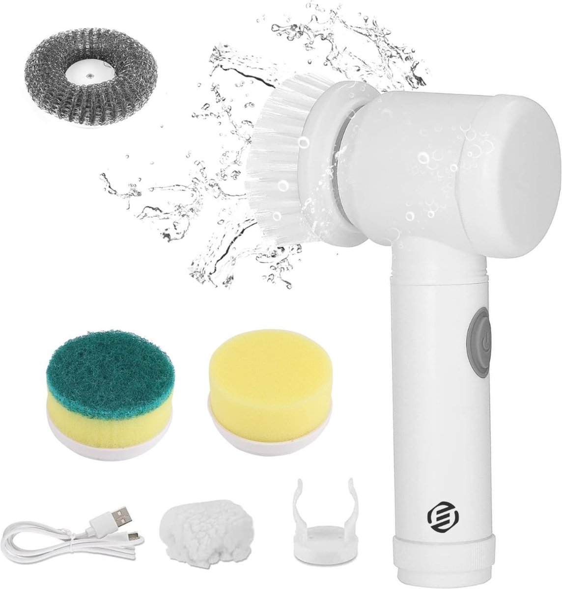 Goedkoopste Elektrische Spinschrobber- Spinning Schrobber - Elektrische Spin Schrobber - Draaiende Schrobber - Elektrische Schrobber - Schrobmachine - Poetsmachine - Schrobber - Elektrische Schrobborstel - Scrubber - Boenmachine - Spinscrubber - Elektrische Scho