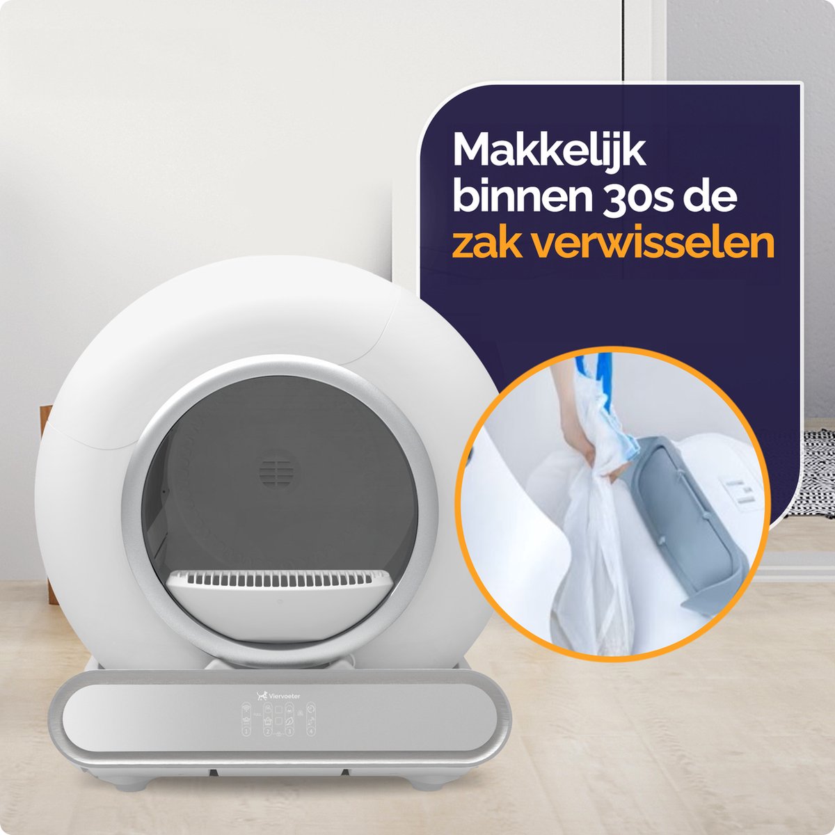 Viervoeter Fresh 2 automatische kattenbak thumbnail 4
