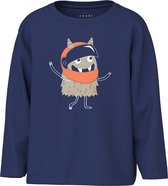 Name It Bambino NAME IT Nkmvux 2P LS Top, Bianco, 122-128 Cm (Pacco Da