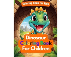 Dinosaur Coloring Book for Kids | Tunnel Time with Dino Friends | A Dinosaur book for Children: Explore the Dinosaur World While you Draw