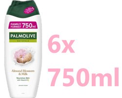 Palmolive Douchegel Almond Blossom &Almond Milk - 6 x 750 ml