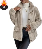 Dames Cardigan,Dames Grof Vest Gebreide Vintage Twist Kabel