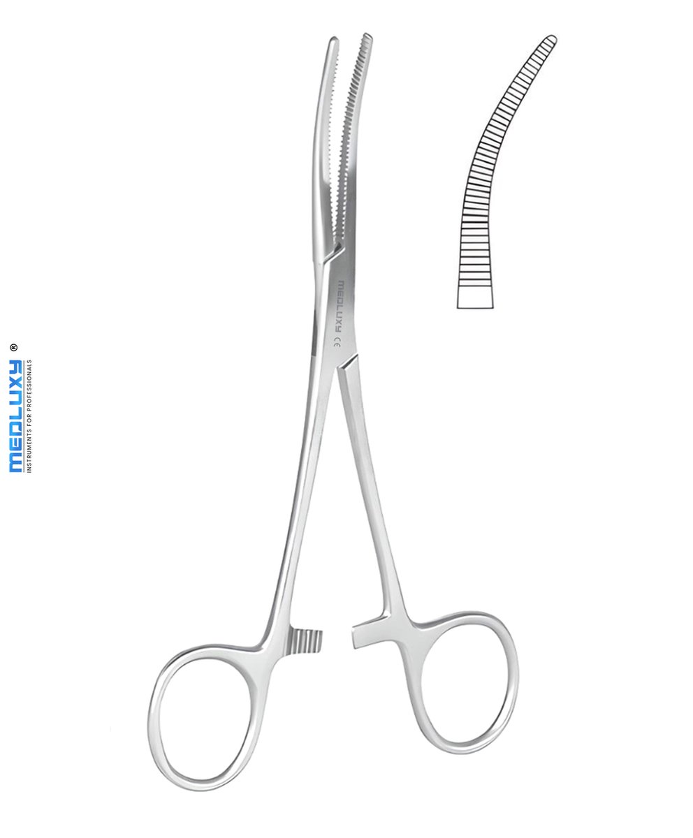 Goedkoopste Medluxy - Pean Arterieklem - Gebogen - 15 cm (Klemschaar, Hemostatic Artery Forceps, EHBO, Verpleegkunde, Medische Schaar
