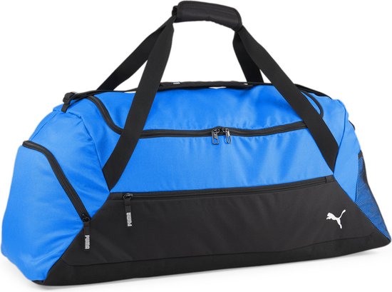 PUMA teamGOAL Teambag L Unisex sporttas – Electric Blue Lemonade-Puma Black