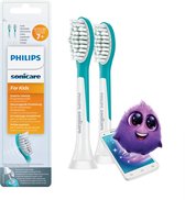 Philips Sonicare For Kids Standard - Opzetborstel - 2 stuks - HX6042/33