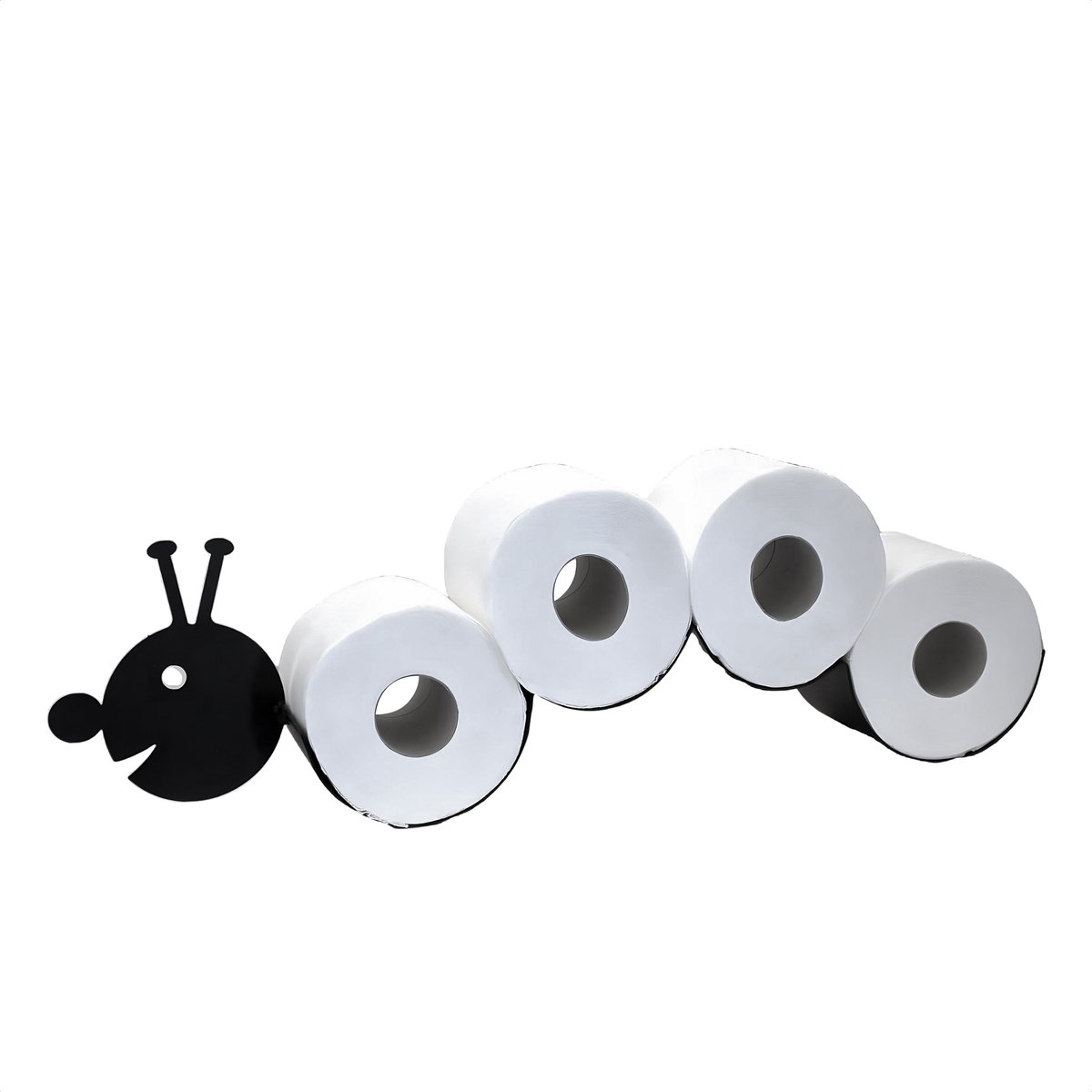 Tic Tac Toe Toiletrolhouder (Bruin met Zwarte X's