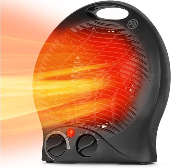 Foto: Instaheat elektrische ventilatorkachel energiebesparend met thermostaat 2000w draagbare elektrische verwarming 3 warmtestanden voor woonkamer slaapkamer kantoor